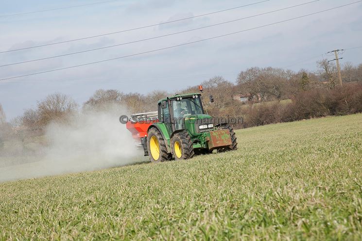 Fertilizzazione terreno zolfo