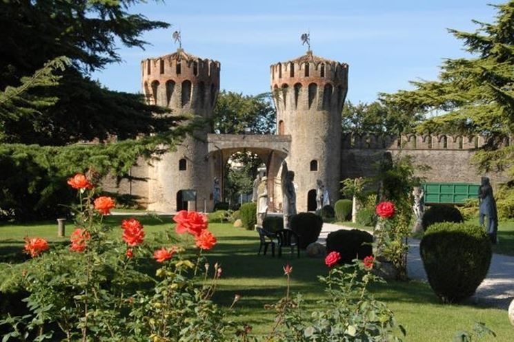 La facciata del Castello di Roncade