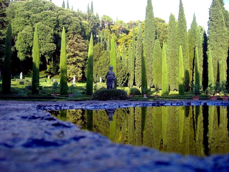 Giardino Giusti, specchio d'acqua.