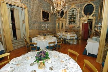 La sala da pranzo di Palazzo Patrizi