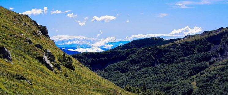 Panorama sul parco dell'Appennino