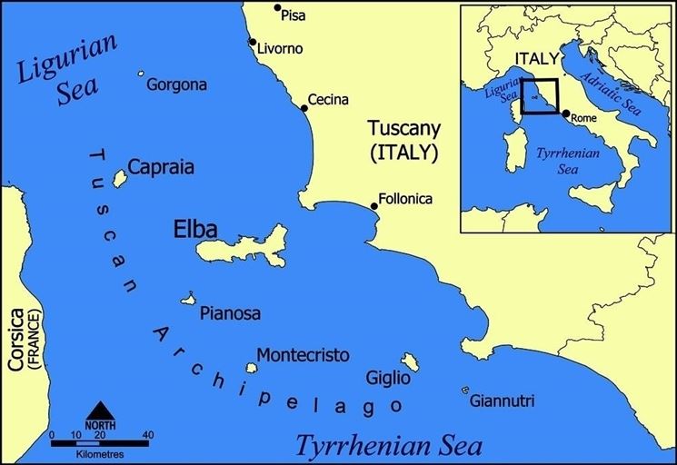 Mappa dell'arcipelago