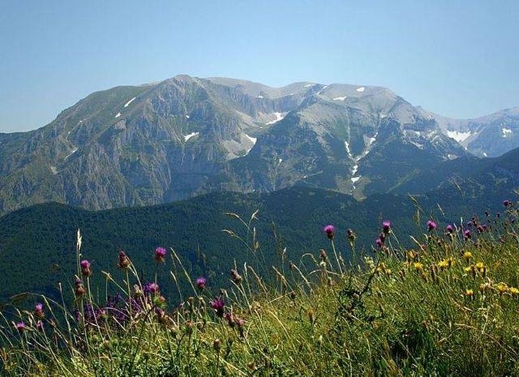 Il panorama della Majella