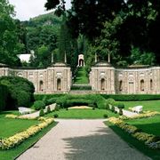 Vista sul parco di villa d'Este