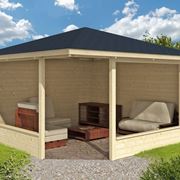 gazebo in legno