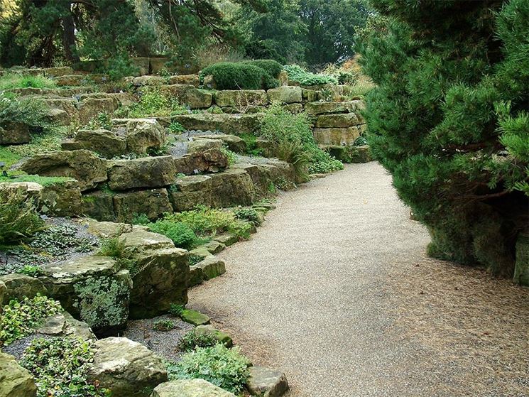 progetto giardino roccioso