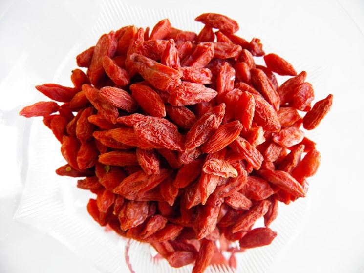 Bacche di goji essiccate