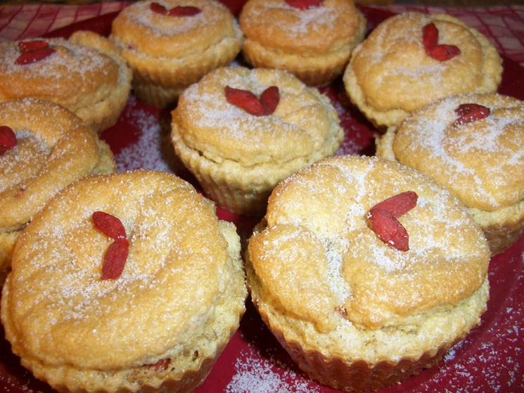 Muffin alle bacche di goji