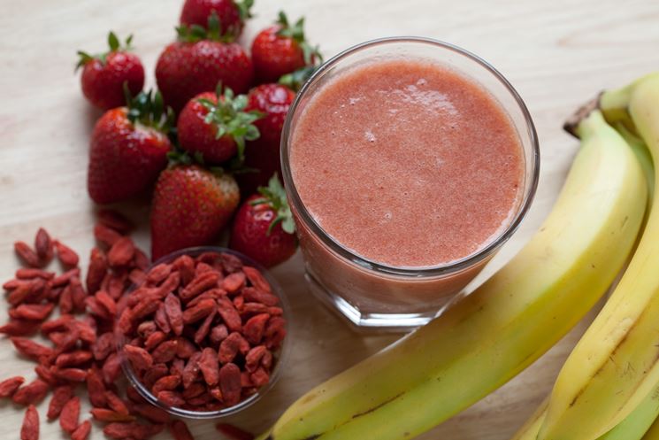 frullato con bacche di goji