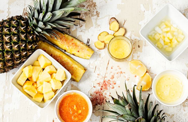 L'ananas  ricco di bromelina