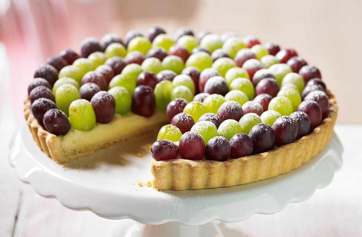 Crostata con uva